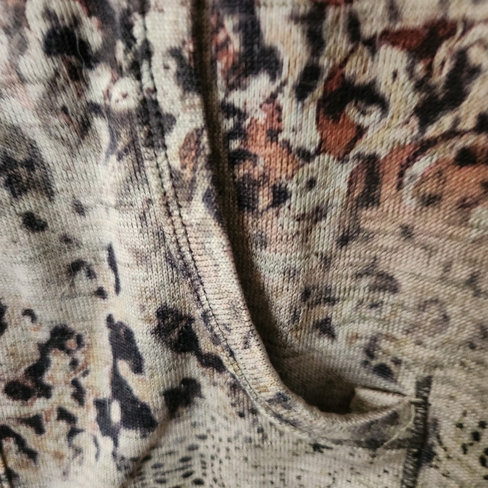 One WORLD live and let live Floral Lace Embroidered Hoodie Sz M - Picture 3 of 6